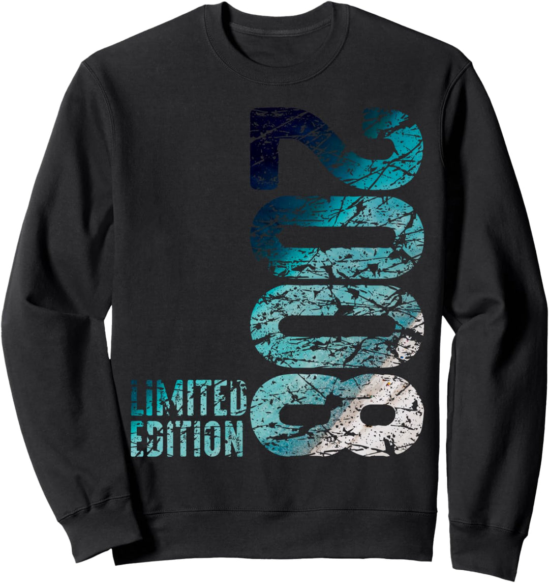 16. Geburtstag Junge Mädchen 16 Jahre 2008 Lustig Geschenk Sweatshirt