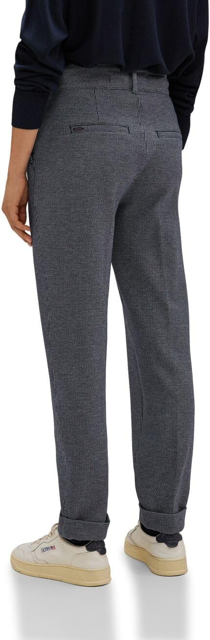 Street One Damen Chinohose Jacquard, 34W / 28L