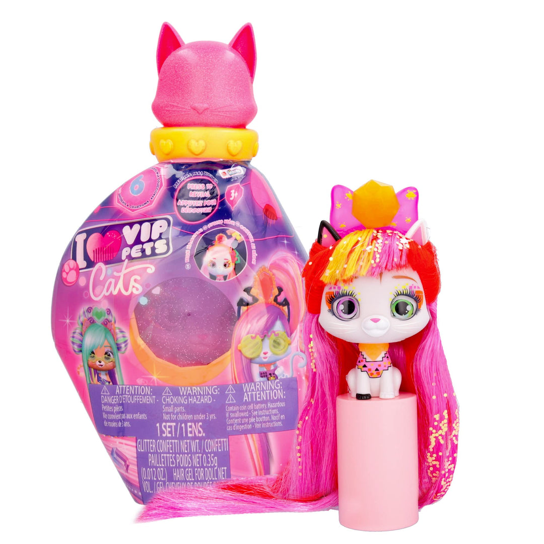 VIP Pets 714496 Elektra frisierpuppe, Mehrfarbig, one Size