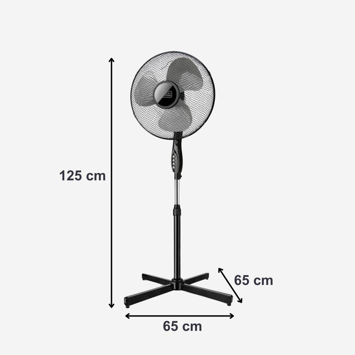 Black+Decker BXPF41E ventilator, standventilator, luftkühler, 3 Klingen