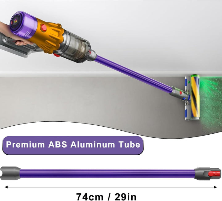 Ersatzteile Verlängerungsrohr für Dyson V12 Detect Slim Staubsauger, Saugrohr Länge 74 cm, Rohr Ersa