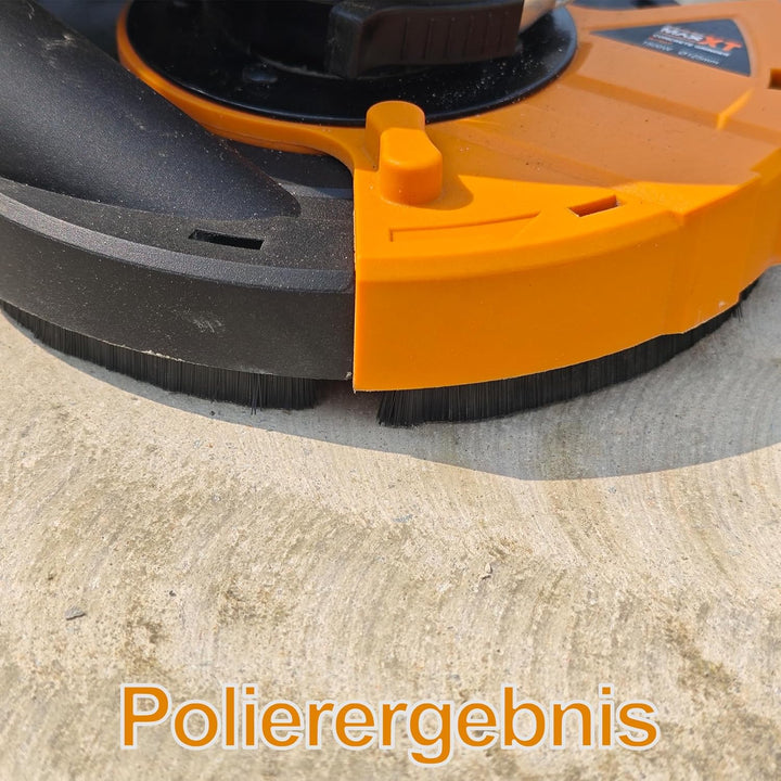 Betonschleifer Professionelle MAXXT 125mm Diamantschleiftopf mit kraftvollem 1500W Motor, Staubfreie