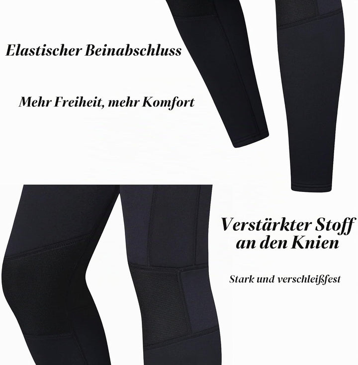 ZCCO Herren und Damen Neoprenhose, 1,5mm/3mmLange Neoprenhose, Tauchhose zum Surfen, Kajakfahren, Sc