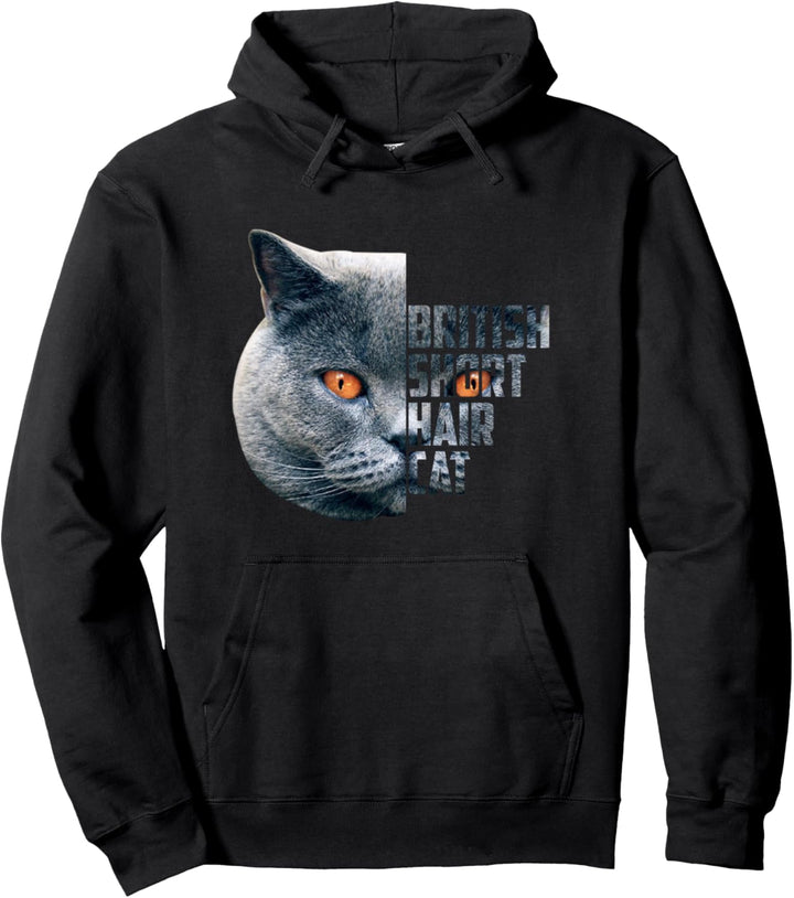 Britisch Kurzhaar Katzen BKH Blue Pullover Hoodie