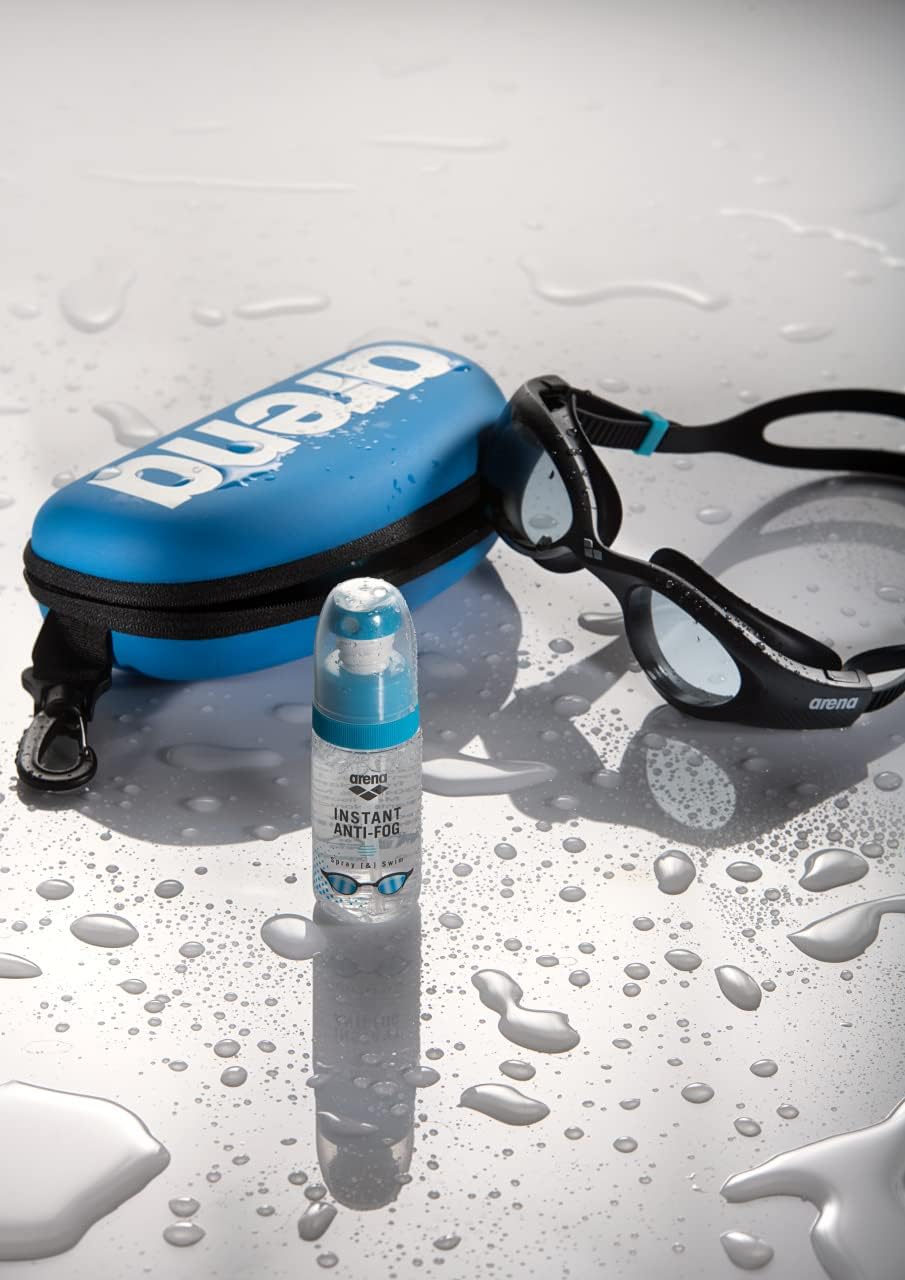 arena Tracks Anti-Fog Wettkampf Schwimmbrille Unisex für Erwachsene, Schwimmbrille mit UV-Schutz, 4
