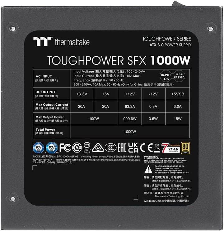 Thermaltake Tt Toughpower SFX 1000W Gold