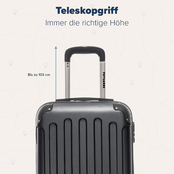 TRVLMORE Handgepäck Koffer 55x40x20cm - Koffer & Trolleys, Reisekoffer mit Rollen, Handgepäck Trolle