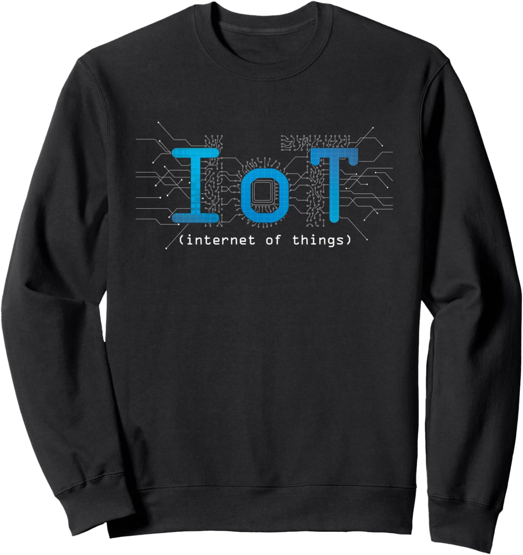 Internet Der Dinge IdD Technologie IoT Allesnetz IT Zukunft Sweatshirt