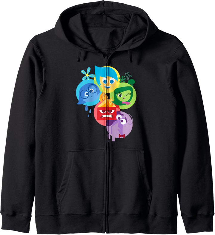 Disney Pixar Inside Out Simple Group Shot Kapuzenjacke