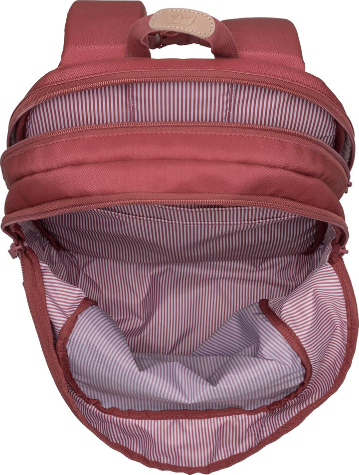 Beckmann, Rucksack Urban, für Schule Uni Arbeit Freizeit, mit extra Laptopraum, 30L, Autumn Red