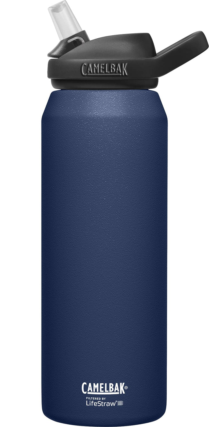 CAMELBAK Unisex-Adult Eddy+ 32OZ SST Vacuum Insulated, Filtered by LIFESTRAW, Navy 2022 Trinkflasche