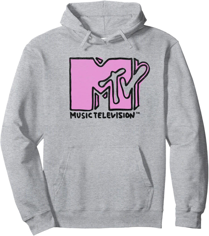 MTV Finger Paint Logo Pullover Hoodie