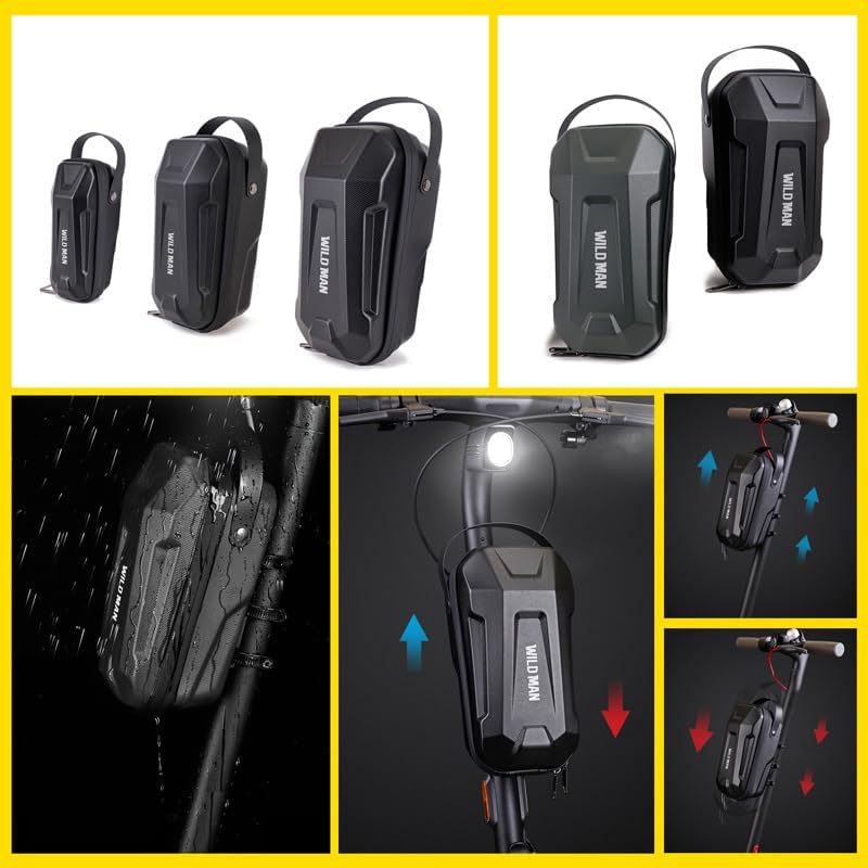 E Scooter Tasche für Roller, Grosse Kapazität Roller Tasche, wasserdichte Front Tube Bag, Vordertasc
