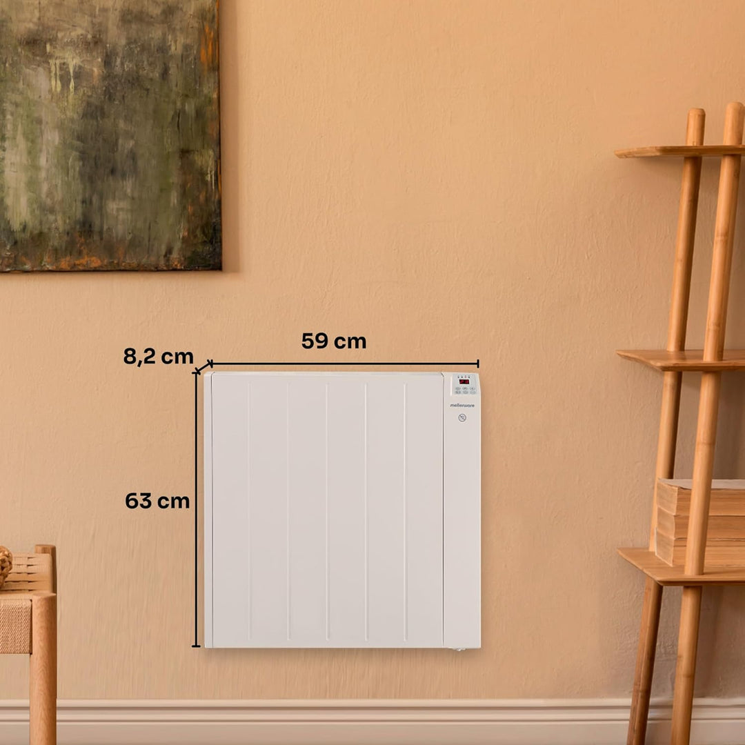 Mellerware - Heizkörper Energiesparend Comfy! 1200W WIFI | 3 Stufen + Einstellbare Temperatur | Time
