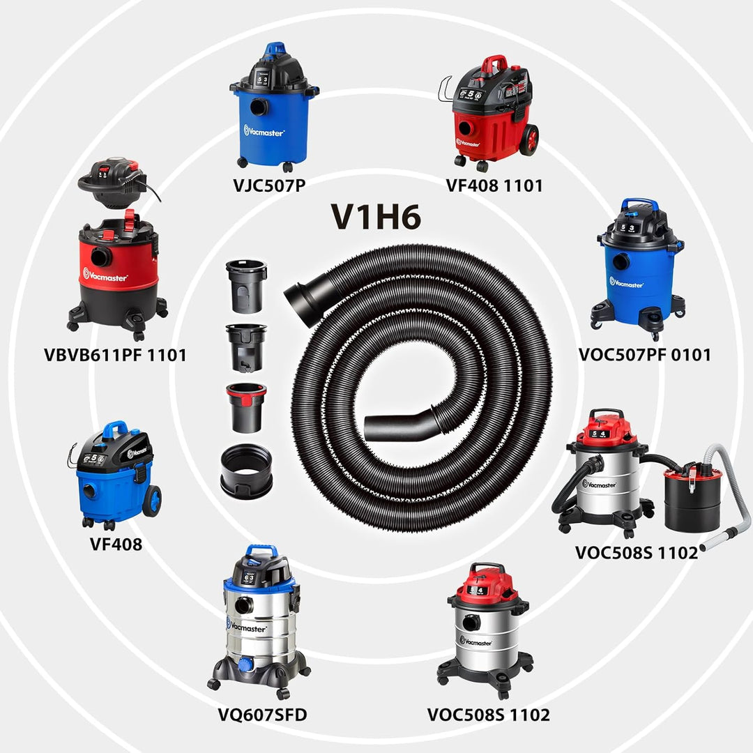 VacMaster V1H6 6 Vakuum Zubehör Schlauch 1-1/4 Zoll 1,8 m Schlauch, 1-1/4 Zoll 1,8 m Schlauch