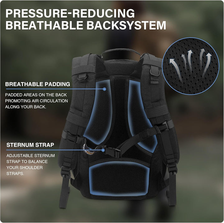 Mardingtop 20L Militär Rucksack Herren Wanderrucksack Trekkingrucksack Tactical Backpack mit MOLLE-S