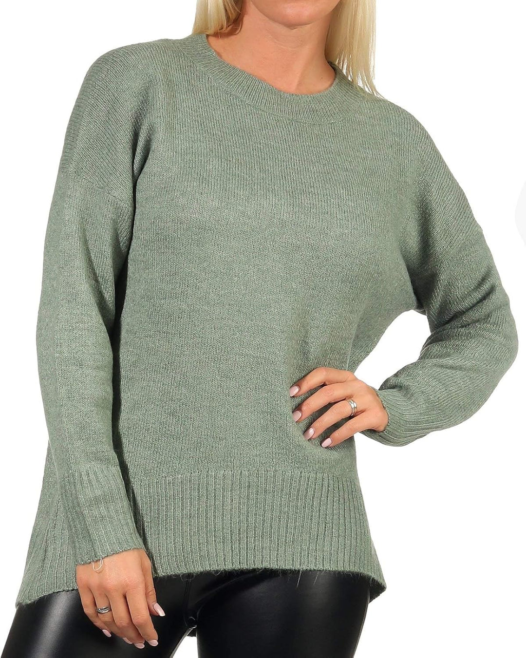 ONLY Female Strickpullover ONLNANJING Strickpullover S Balsam Green, S Balsam Green