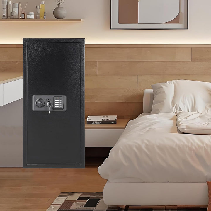 Garvee 95L Safe Tresor mit Zahlencode, Schlüssel & Feuerfester Tasche, Tresor für Zuhause / Hotel, A