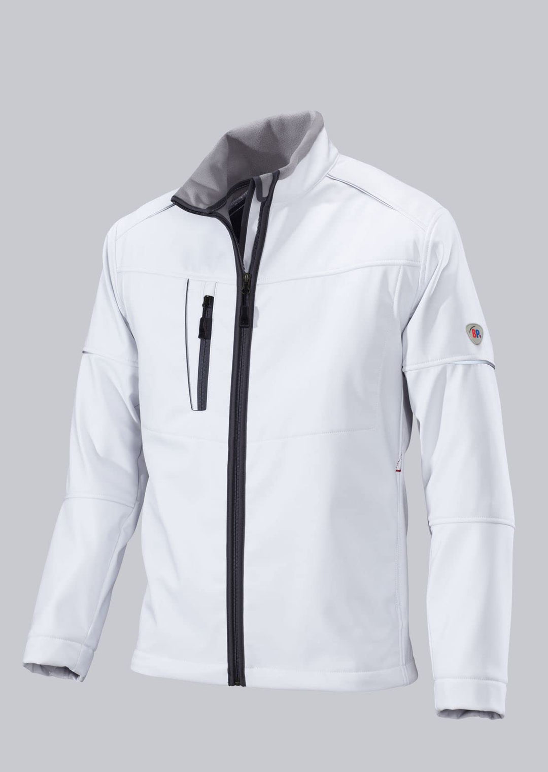 BP 1868-572-21-L Herren-Softshell-Jacke, Stehkragen, Frontreissverschluss, 300,00 g/m² 100% Polyeste