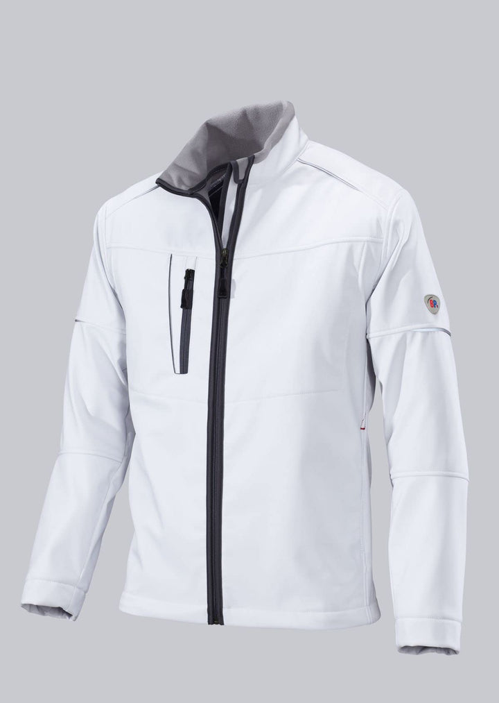 BP 1868-572-21-L Herren-Softshell-Jacke, Stehkragen, Frontreissverschluss, 300,00 g/m² 100% Polyeste