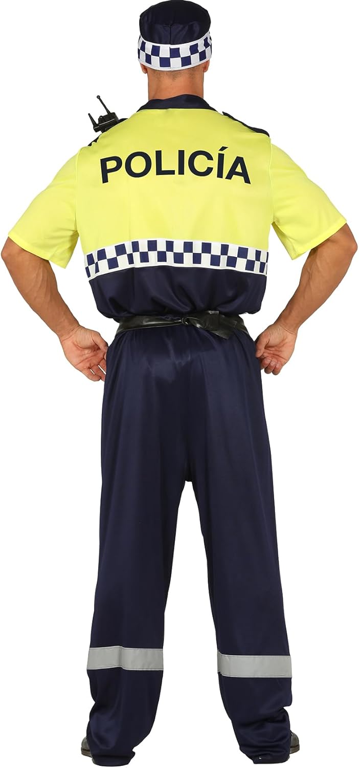 FIESTAS GUIRCA Spanische Ortspolizei Kostüm für Herren Talla 48-50 Sortiert, Talla 48-50 Sortiert
