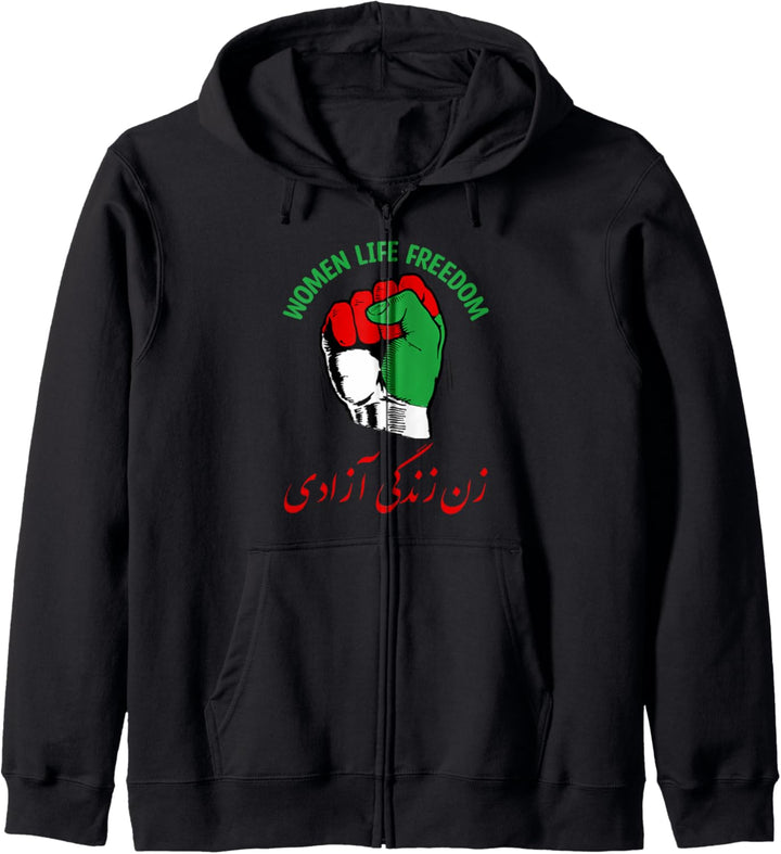 Frauen Life Freedom, Iran-Flagge Rise With Women of Iran Kapuzenjacke