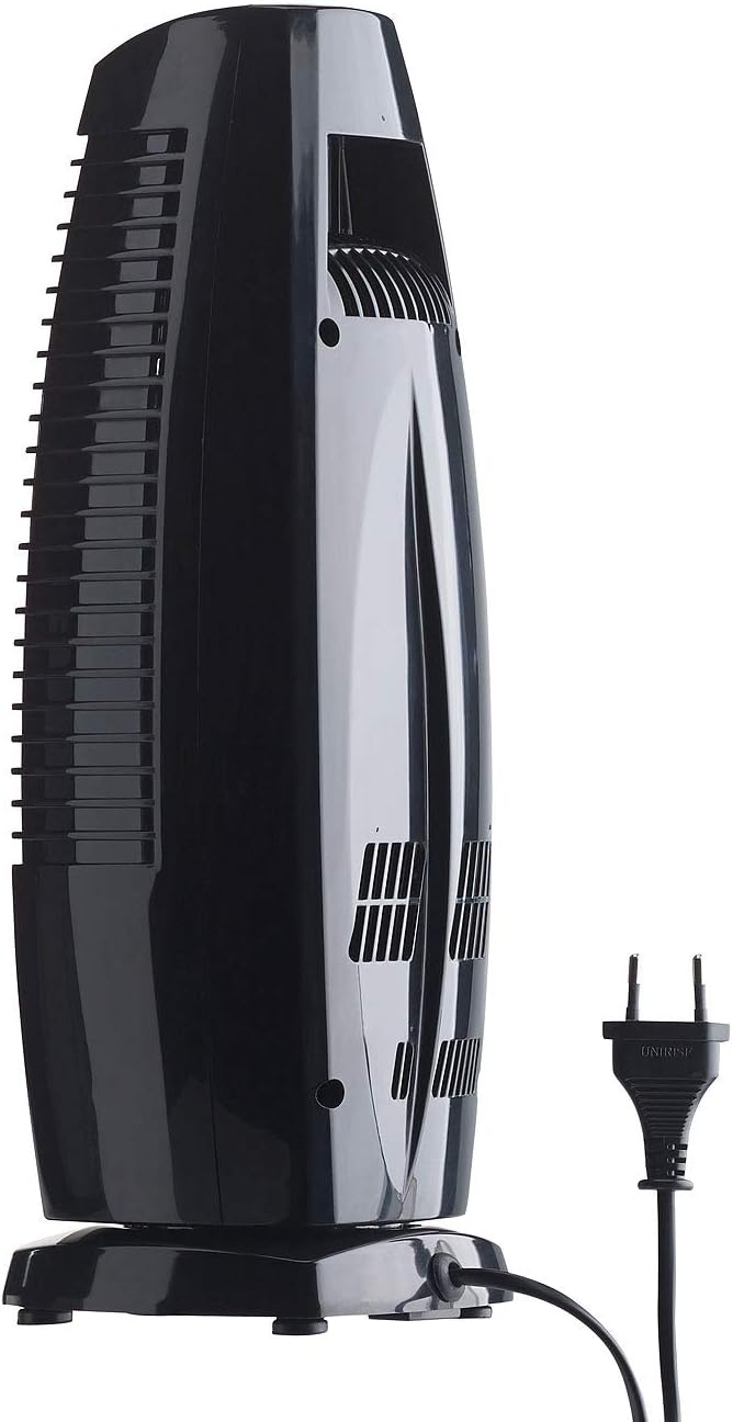 Sichler Haushaltsgeräte Ventilator oszillierend: Design-Tischventilator, Oszillation, Timer, 3 Gesch