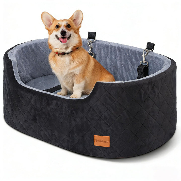 Hunde Autositz für grosse/mittlere Hunde, Pet Booster Sitz für Autos, SUVs und Lastwagen, Reisehunde