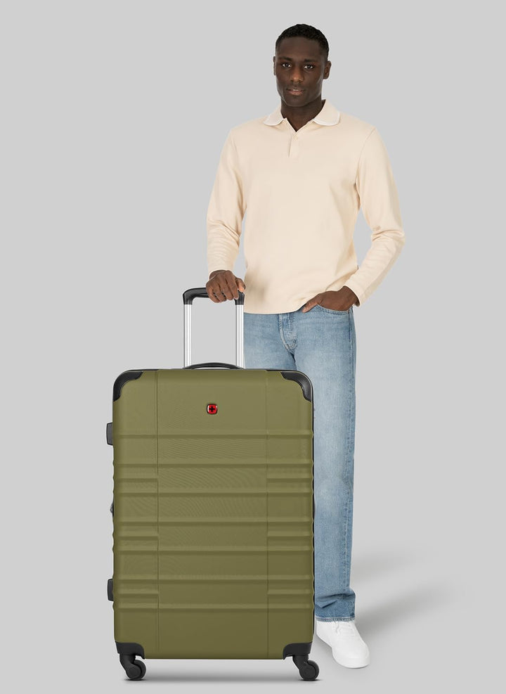 WENGER Check-in Koffer für Damen und Herren | grosser XL Trolley 51 x 30 x 75 cm aus hochwertigem, s