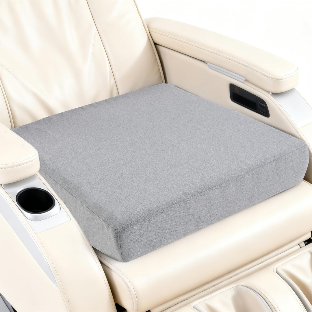 Mingone Sitzkissen 50x50x9cm, abnehmbar und waschbar, mit Memory-Schaum – ideal für Liegestühle, Sof