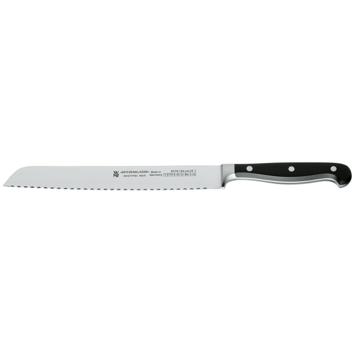 WMF Spitzenklasse Brotmesser Wellenschliff 31,5 cm, Brötchenmesser, Spezialklingenstahl, Sägemesser,