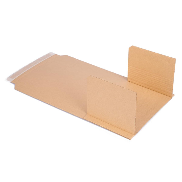 Buchverpackung 50 Stück selbstklebend, 245 x 165 x 20-70 mm, Universal Wickelverpackung 50 Stück 245