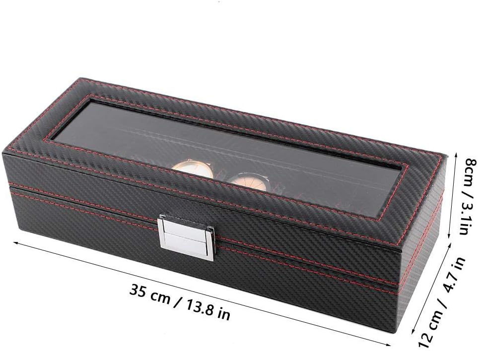 Uhrenbox für 6 Uhren Kasten,für Schmuck oder Armbandkollektion usw,Holz Uhrenkasten