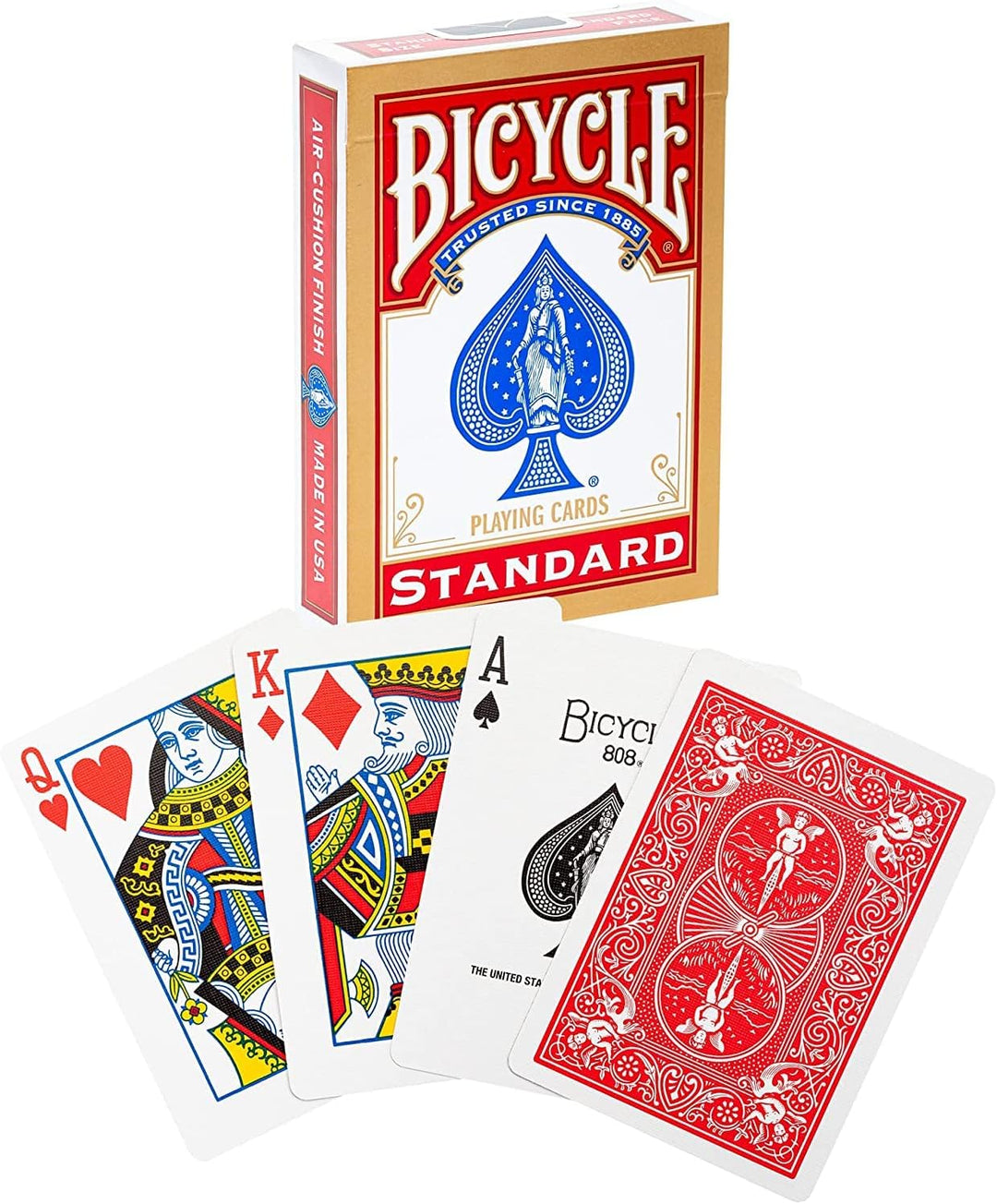Bicycle - Spiele mit 54 Spielkarten – Original Rider Back x 12 – Magie/Magie Karte