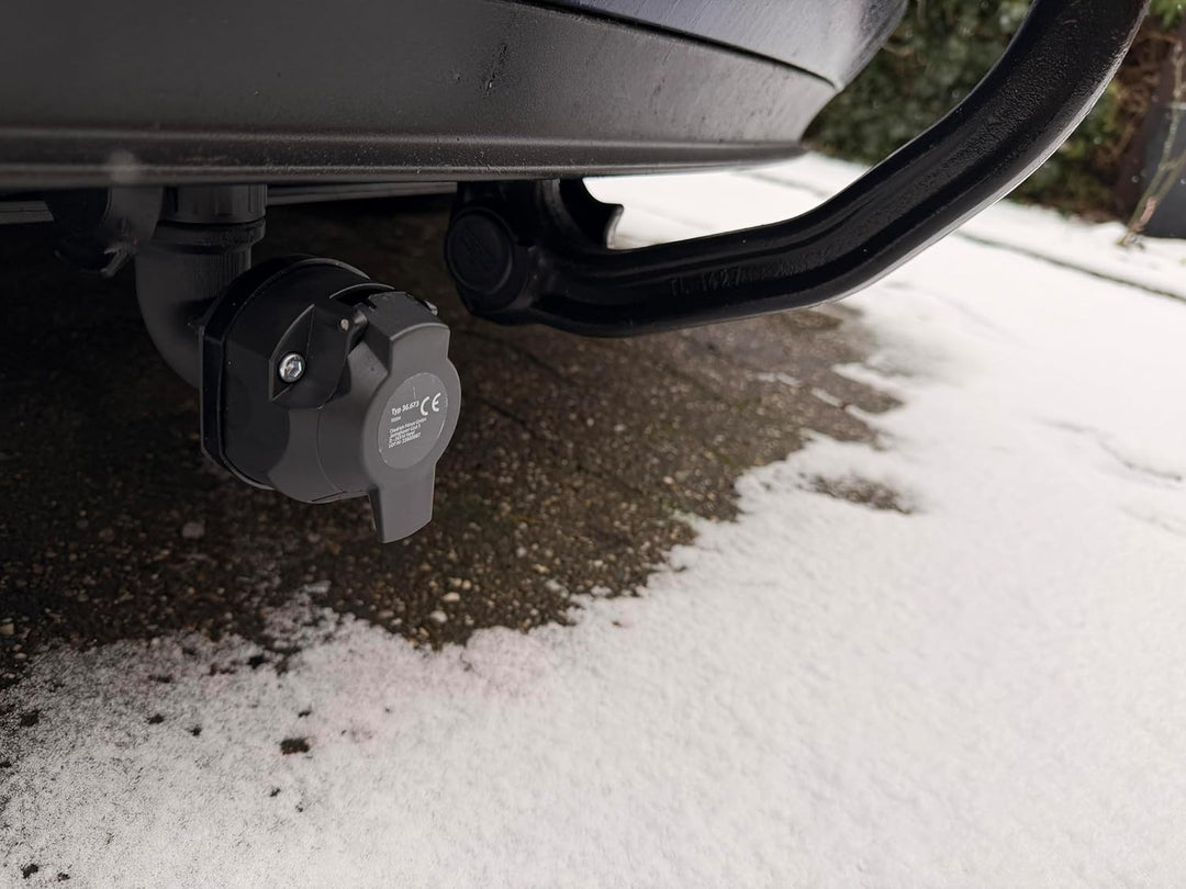 13-Pin Anhängersteckdosen-Adapter, 90° Winkel, 13-polig, Anhängerkupplung Verlängerung, kompatibel f