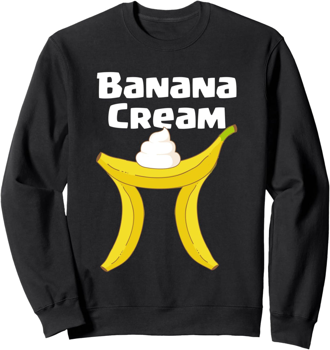 Pi Day Bananencreme Pi Geek Nerd Mathematiklehrer Sweatshirt