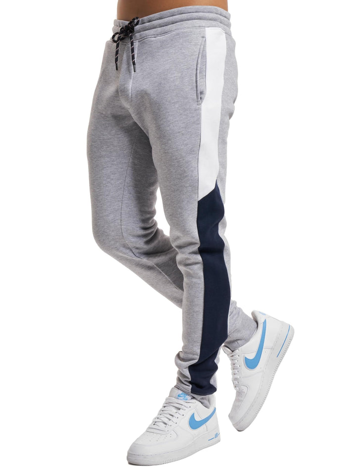 JACK & JONES Herren Jogginghose Jpstwill Jjreid Blocking Sweat Pant Sn, Light Grey Melange