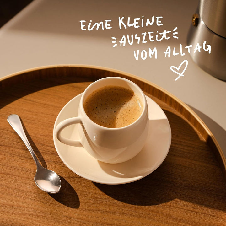 SILBERTHAL Kaffeemühle Manuell Kegelmahlwerk - Verstellbarer Mahlgrad - Handmühle aus Edelstahl und