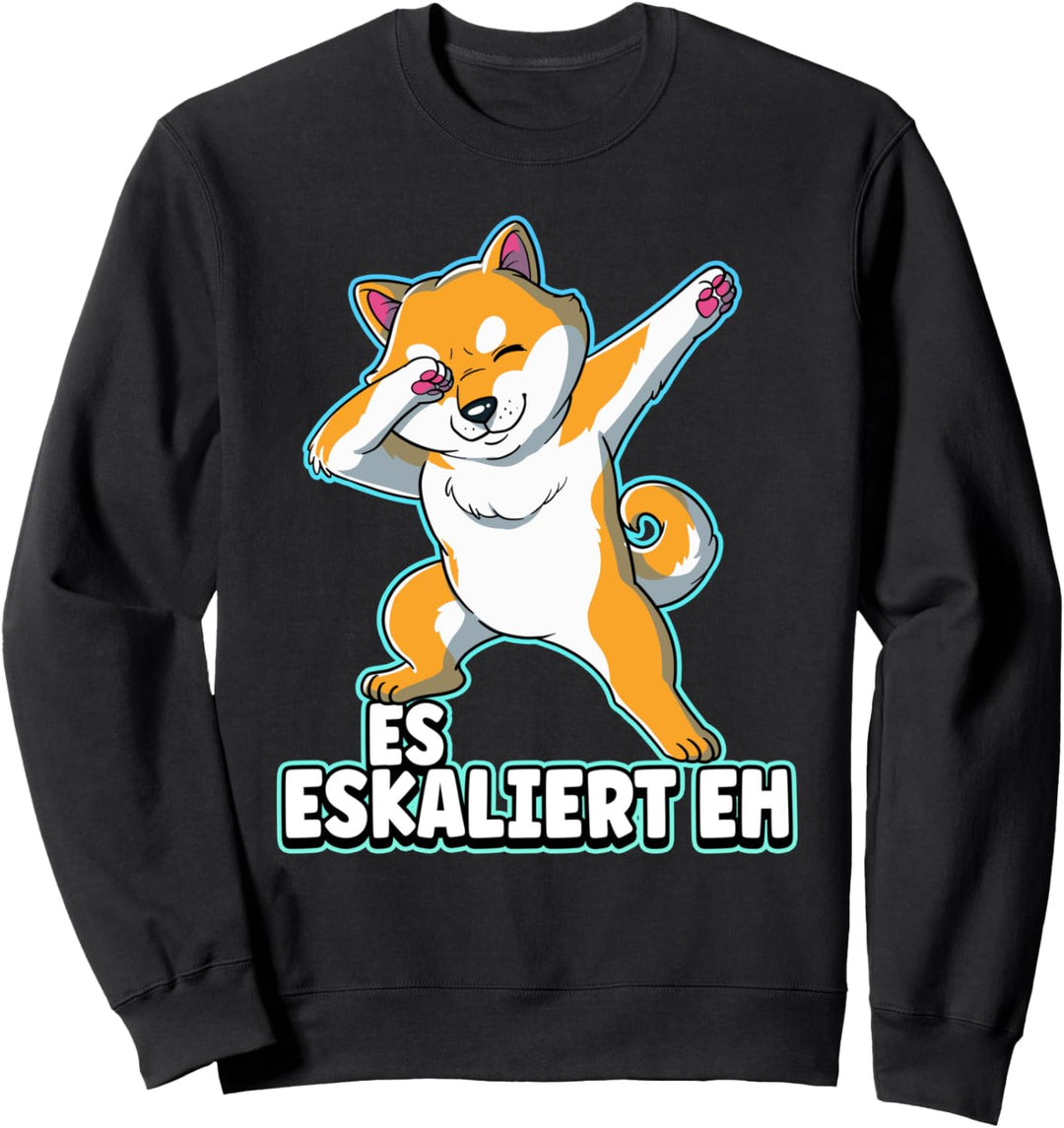 Es Eskaliert Eh Shiba Inu Sweatshirt