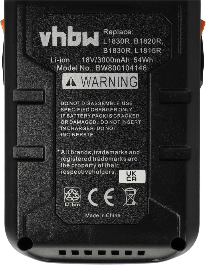 vhbw 2X Akku kompatibel mit AEG BS 18C | BMS 18C, BEX18-125 LI-402C, BHO 18, BFL 18, BKS 18 Werkzeug