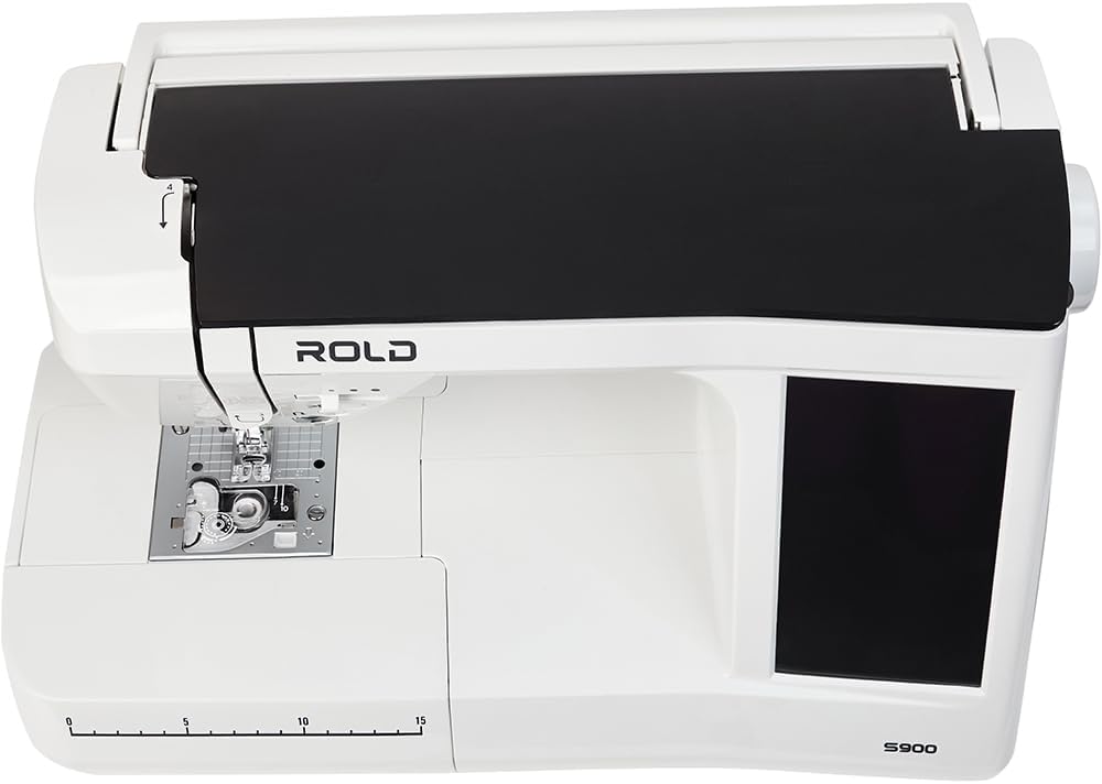 ROLD S900 Computer Nähmaschine mit Touchscreen Display | 180 Nähstiche | 8 Knopflöcher | automatisch