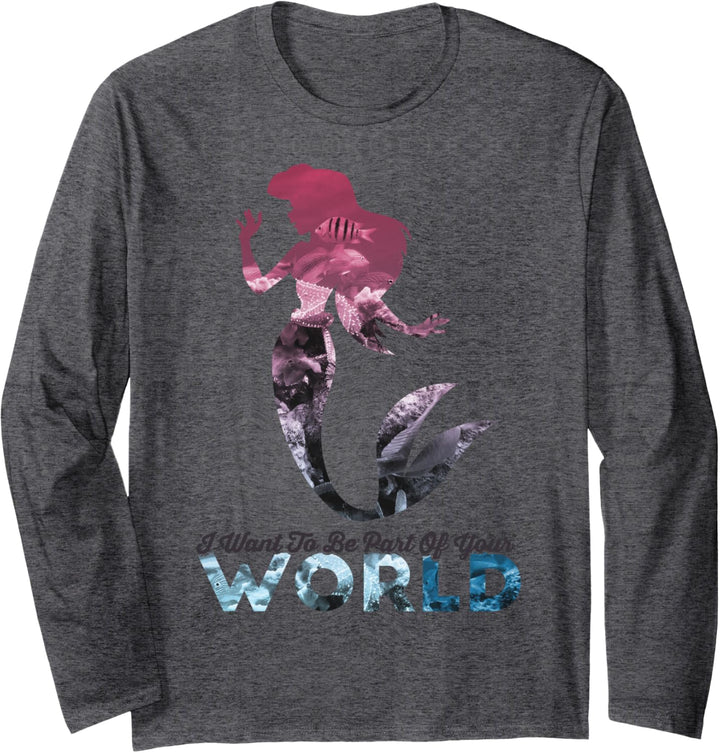 Disney Little Mermaid Your World Langarmshirt