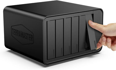TERRAMASTER F6-424 NAS Storage 4bay - N95 Quad Core CPU, 8GB DDR5 RAM, 2.5GbE Port X2, Network Attac
