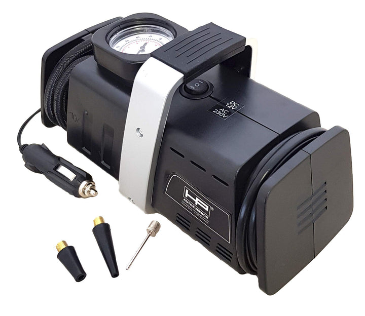 HP-Autozubehör 21264 Luftkompressor 230 + 12 Volt