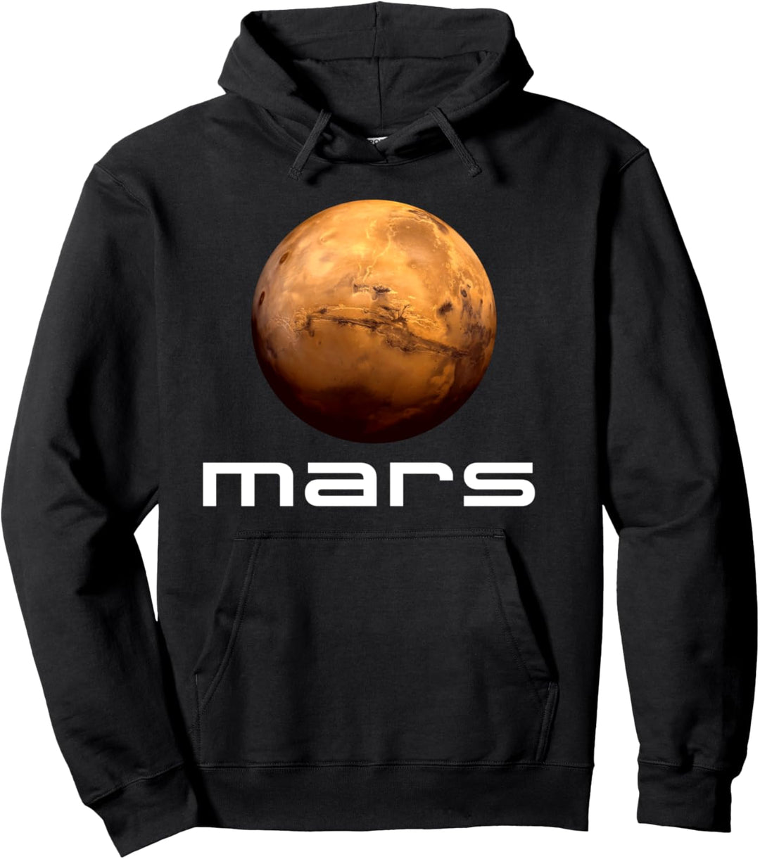 Sonnensystem Planet Mars Weltraum Astronomie Weltall Pullover Hoodie