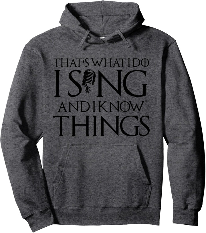 Ich singe Karaoke Lieder Mikrofon Pullover Hoodie