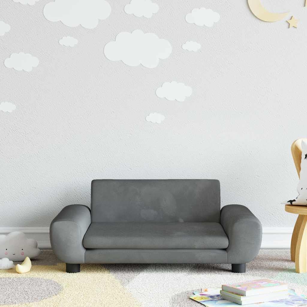 vidaXL Kindersofa, Couch für Kinder, Kindercouch mit runden Kanten, Kindersessel Minisofa Polstersof