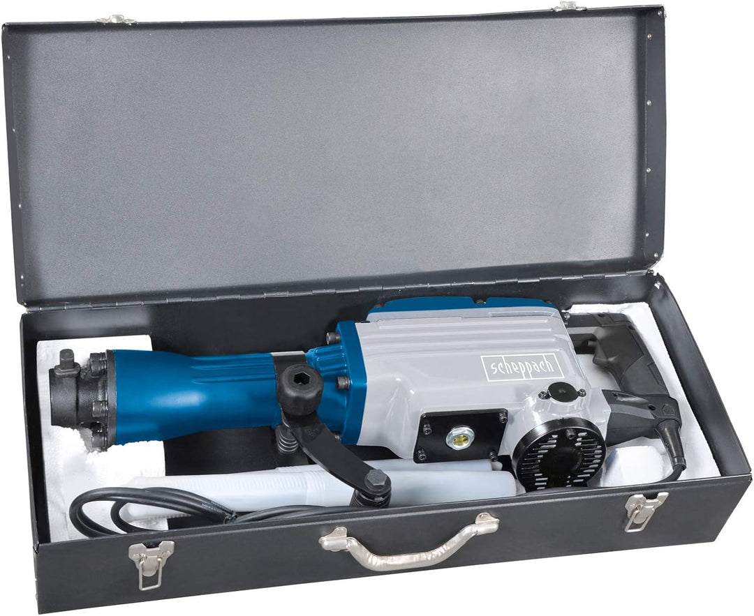 Scheppach AB1700 Abbruchhammer 50J Schlagkraft | 1700W Leistung | 2000 Schläge/min | 390mm Spitz- un