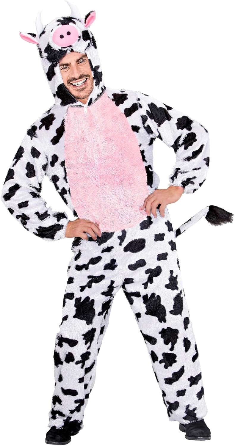 WIDMANN 9932B COSTUME PELUCHE MUCCA M/L C/CAPP #9931 M-L, M-L