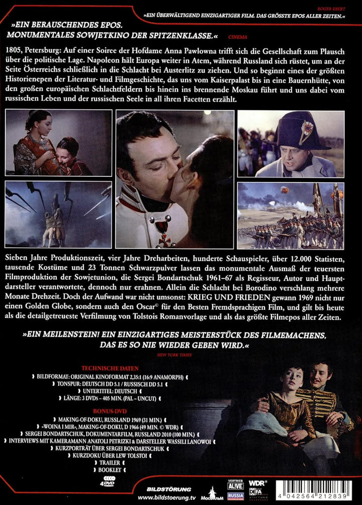 Krieg und Frieden (Special Edition) [4 DVDs], DVD